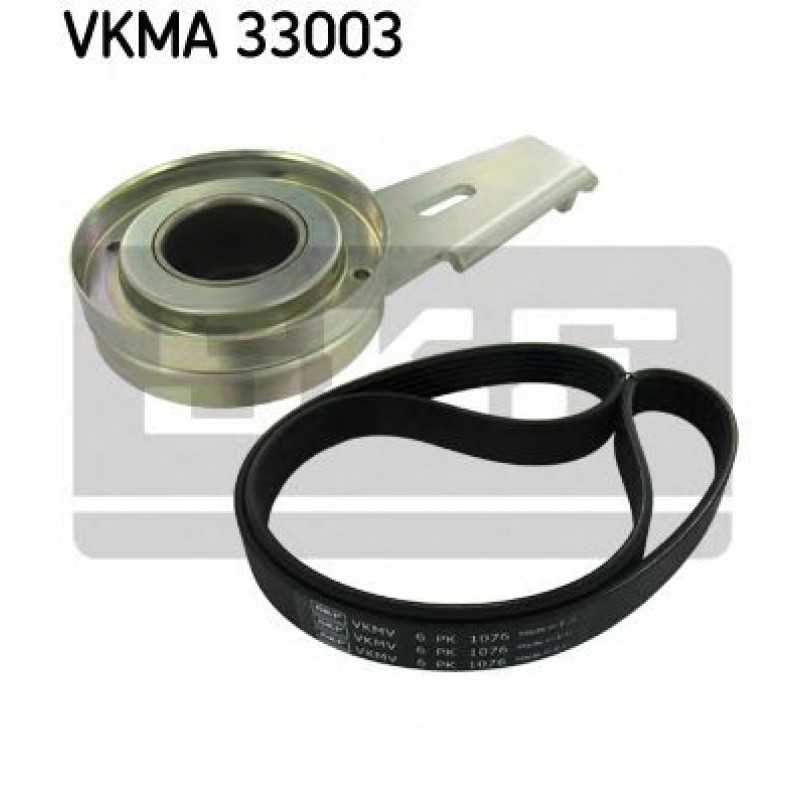 VKMA 33003 SKF Комплект доріжкового ремня (ролик, ремінь)